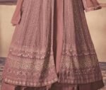 Women's Maxi Anarkali Dress (122-PINK_Pink_Free Size) - Image 3